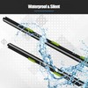 Driver and Passenger Side Door Window Outer Weatherstrip Belt Molding