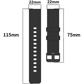 E ECSEM Bands Compatible for STECEi T50S Watch Strap Classic Flexible Colorful Quick Fit Replacement Wristband for STECEi T50S Smartwatch for Women Men, Multicolor Selection