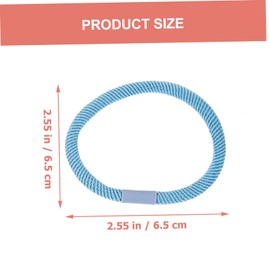 BESPORTBLE 20pcs Pearl Hair Rings Elastic Hair Ties for Woven Ponytail Holders for Daily Wear Parties and Special Occasions