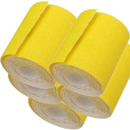 Sandpaper Roll Set for Wood Hand and Power Aluminium Oxide Paper Roll 9.3cm x 5m (40Grit 60Grit 80Grit 120Grit 180Grit)