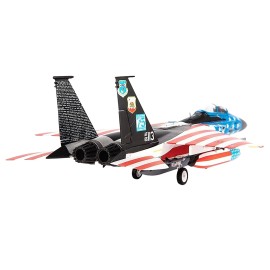 DCD McDonnell Douglas F-15C Eagle Fighter Aircraft Diecast Toy 144th Fighter Wing 75th Anniversary Fresno Air National Guard