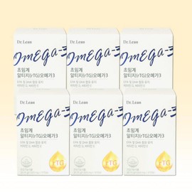 Dr.Lin Supercritical RTG Omega 3 6 boxes 6 months EPA DHA content KDPHARMA / 닥터린 초임계 rtg 오메가3 6박스 6개월 EPA DHA 함유유지 KDPHARMA