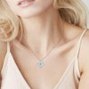 Stayoung Perla Collar Mujer Plata de Ley 925 con para