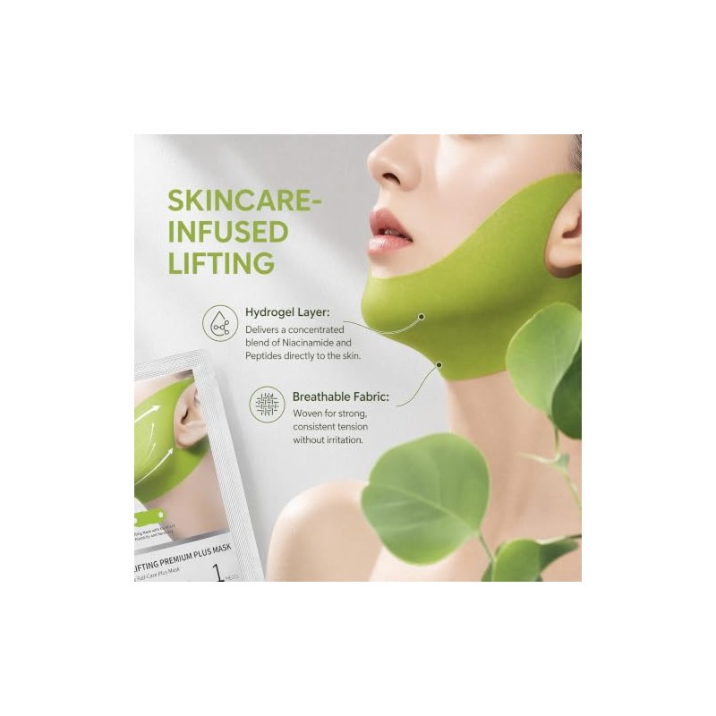 V-Line Lifting Collagen Mask Set for Double Chin Reduction