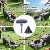 lasuroa 4pcs Lawn Mower Blade Sharpeners, Lawn Tool Sharpener Kit