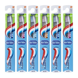アクアフレッシュ 歯ブラシ レギュラー (ふつう) 6本 ※色はお選び頂けません