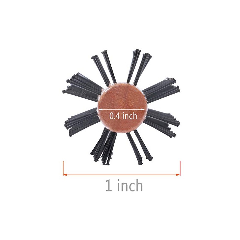 PERFEHAIR Small Round Brush for Short Hair 1 Inch Mini