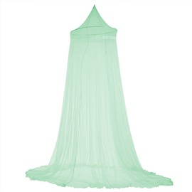 Akozon Mosquito Net Bed, Elegant Lace Princess Children's Canopy Curtain for Girls, Bedroom, Bedding (Green)