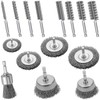 Waltool 15Pcs Abrasive Brushes with 1/4 Inch Hex Shank for