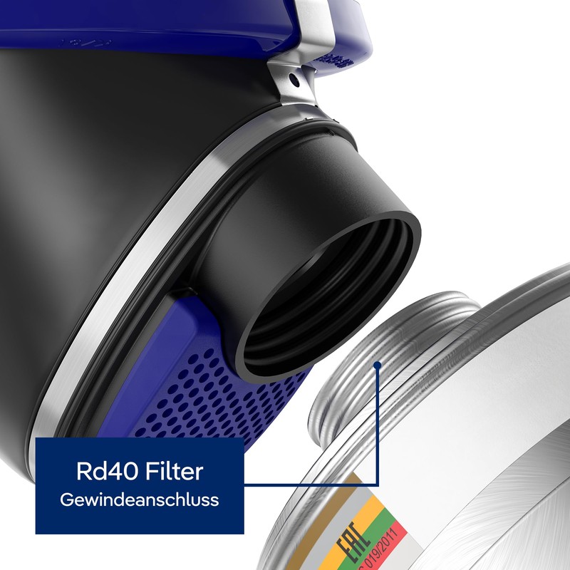 Dräger Respiratory protection combination filter Rd40 1140 AX
