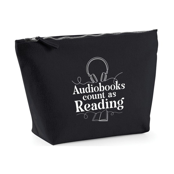 Hippowarehouse Audiobooks Count as Reading Printed Make up Cosmetic wash