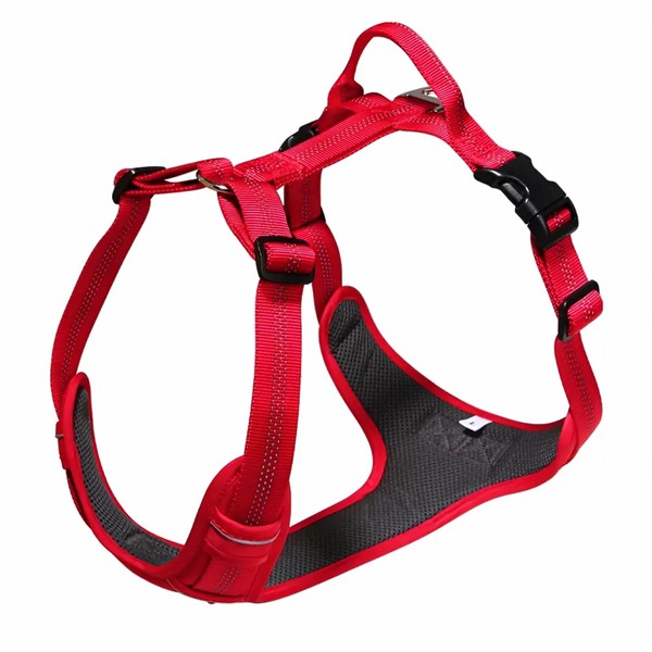 BROUAURPE No Pull Dog Harness for Medium Dogs, Adjustable H-Shape