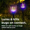 Techko Solar Zapper Torch with 360º Easy-Clean Brush - Outdoor