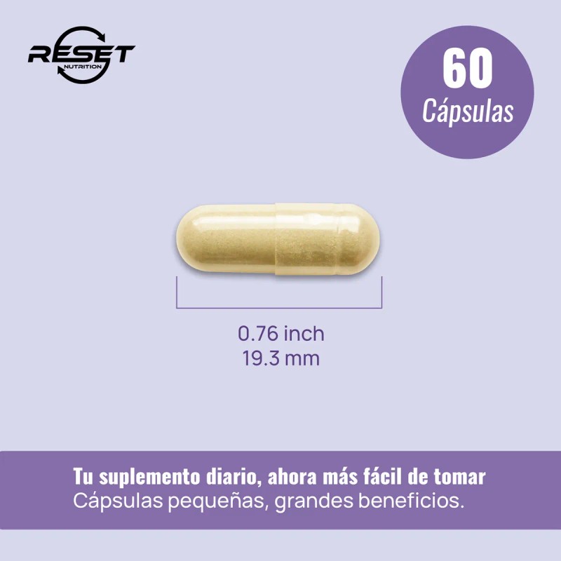 Reset Nutrition 5-HTP 60 Cpsulas Suplemento Alimenticio para Mejorar el