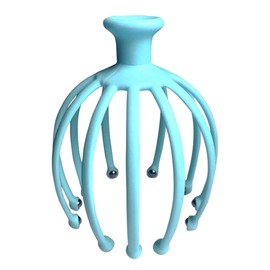 DOITOOL Handheld Massager Portable Twelve-Claws Head Claw Massager Scalp Massage Tool Steel Ball Head Massage Claw Acupoints Soothe Brain with Box (Blue)