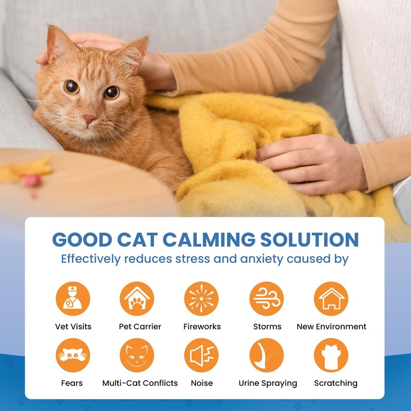 Cat Pheromones Calming Diffuser, Yirr Cat Calming Diffuser, Therapet MD