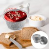 Luxshiny 100pcs Cupcake Baking Cups Aluminium Foil Muffin Cups Pudding