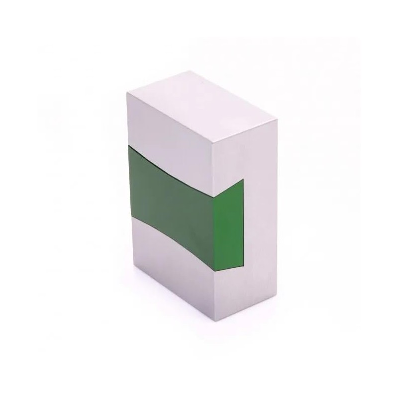 Wil Strijbos Dovetail Puzzle (Concave Edition) 5cm Anodised Aluminium Impossible