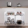 2 Tier Pull Out Cabinet Organizer 11" W X 22"