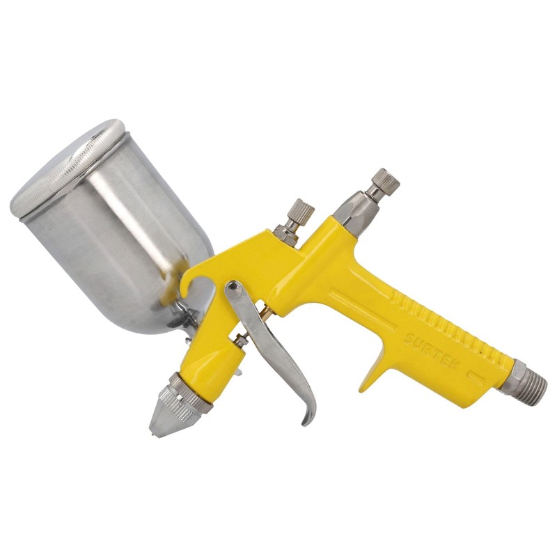 Surtek PPG4 Pistola mini para pintar terminados, capacidad 125 ml,
