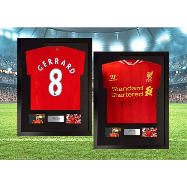 The Readymade Framing Co Frame For Any Signed Football Shirt Front or Back free *Personalised Plaque*