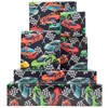 Dtiafu Racing Car Wrapping Paper Various Supercar Style Gift Wrap