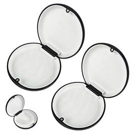PHYNDR 2 Pezzi porta apparecchio denti, porta dentiera, custodia per apparecchio dentale, contenitore per protesi dentarie, scatola ortodontica, resistente e facile da pulire
