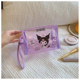 Sanrio Kuromi transparent storage bag