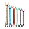 Pittsburgh 6 Piece Metric Ratcheting Color Combo Wrench Set