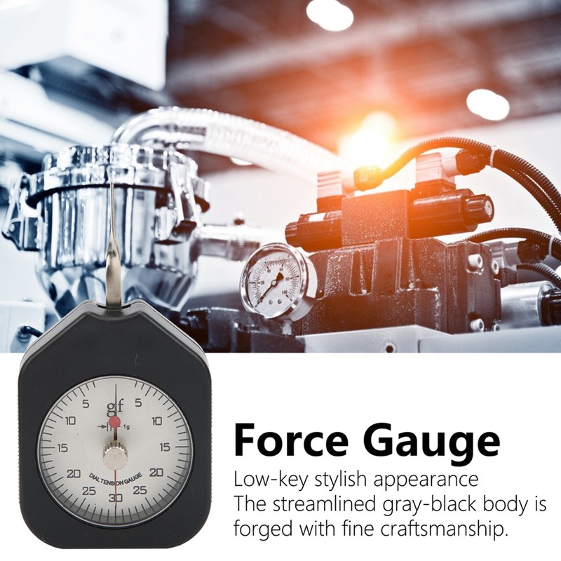 SEG‑30‑2 Tension Meter Gauge Double Needle Switch Dynamometer Tensiometer 30g