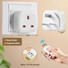 SURAIELEC Remote Control Plug Socket UK, 100Ft Wireless Light Switch,