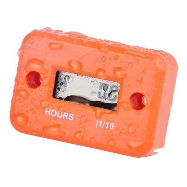 NR-HM006, Waterproof Gaso Engine Inductive Hour Meter for Motorcycle, Snowmobil,Motocross