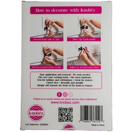 Knobēz: Decorative Knob Covers - Fall Leaf - 12pk - Stretch Over Hardware Decorations, Cozy Seasonal Autumn Colors, Kitchen-Bathroom-Dressers-Home