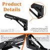 CEEYSEE Pack of 2 Folding Console 200 mm Heavy Duty