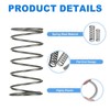 sourcing map 10Pcs Compression Spring, 5mm OD, 0.3mm Wire Size,