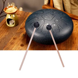 Glomora 8-Piece Drumstick Finger Sleeves Kit, Drumstick Accessory Set with Mallets, Finger Picks, Sleeves, Notes, Stickers for Hand Frame, Shaman Drums for Handpan Percussion Instrument