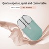 Wireless Mouse BT5.1 Or 2.4GHz Silent Click Adjustable DPI 500mAh
