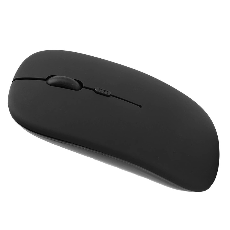 Qiilu Ratón Wireless Tablet Mouse Negro Inalámbrico Bluetooth 5.0 Ratones