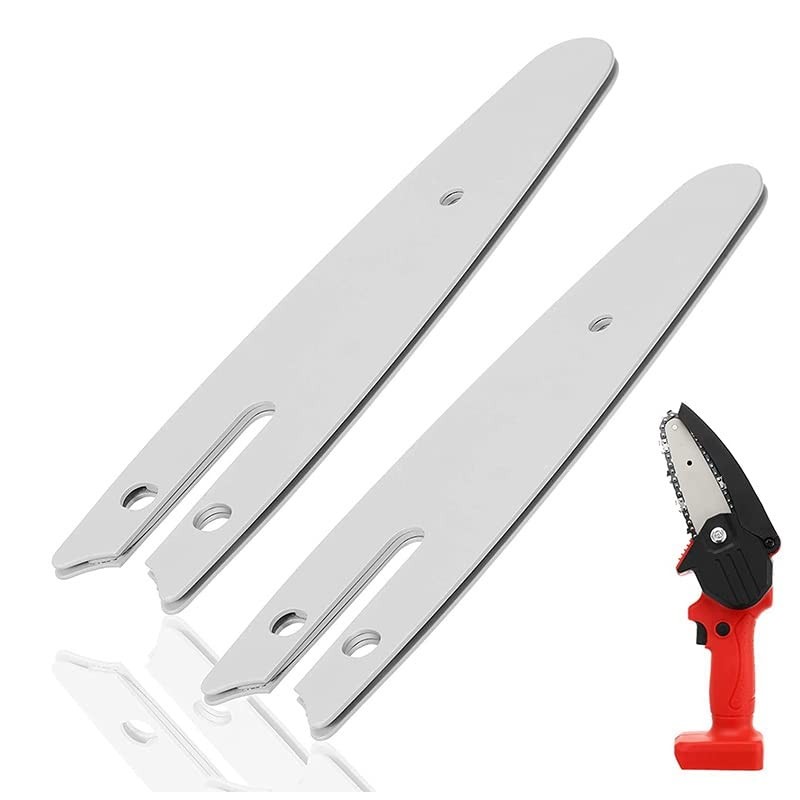 Bruafsir 2 Pieces 4 Inch Mini Chainsaw Guide Plate Replacement