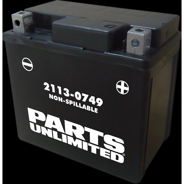 Parts Unlimited AGM Factory Activated Battery YTX5L 2113-0749
