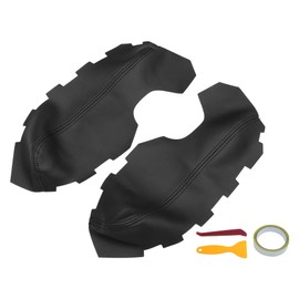 X AUTOHAUX Car Front Door Panel Armrest Cover Interior Door Trims for Nissan Altima Sedan 2007-2012 Black 1 Pair