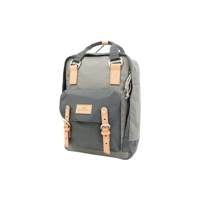 Doughnut Macaroon Euro 16 Backpack 38 cm Grey x Dark