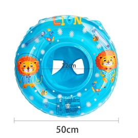 Baby Swimming Ring, Baby Swimming Aid with Swimming Seat, PVC, for Toddlers 6 to 48 Months (H)