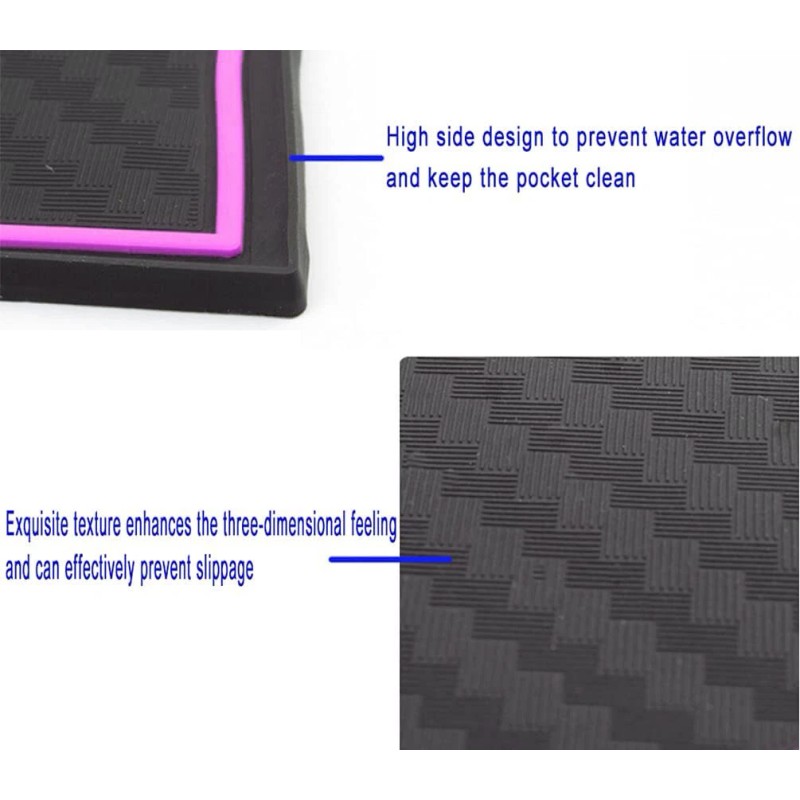 VINCON Cup Holder Liner Insert Mats Accessories for Dodge Charger