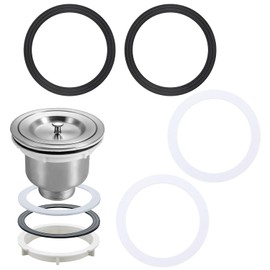 2 Set 110 mm O-Ring Seal Washer, Sink Plug Rubber Seal O Rings Rubber Assorted Seal Kit for DIY Tap Sink Washers Sink Plug
