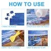 YAKAMOZ Jigsaw Puzzle Glue with Applicator for Adults Clear Water-Soluble