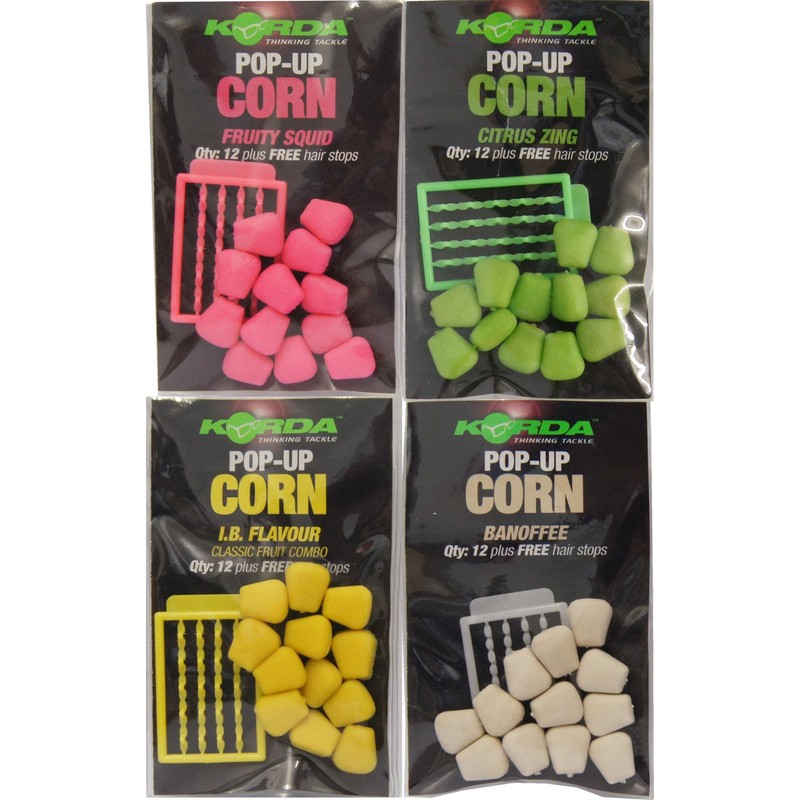 Korda Pop-Up Corn I.B. – Buoyant Artificial Sweetcorn Hookbait, High-Visibility