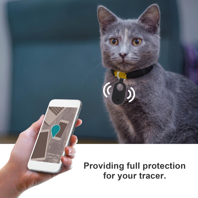 OHPHCALL 4pcs Locator Case Protective Cover Hand Strap and Metal