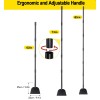 Nicecho Max 72" Long Handle Garden Cleaning Steel Shovel Scraper