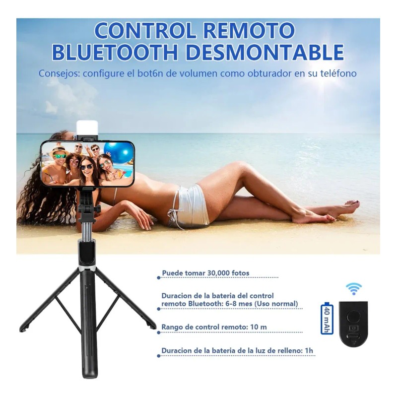 170cm Tripie Para Celular Toneof Palo Selfies Stick Trípode